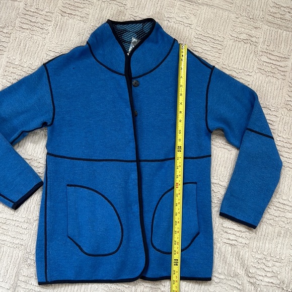 Nic+Zoe NOW AND LATER REVERSIBLE JACKET in blue multi, Size PS
New with tags - Picture 16 of 16